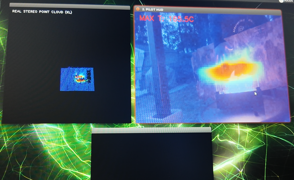 Live thermal imaging HUD display on Project Phoenix