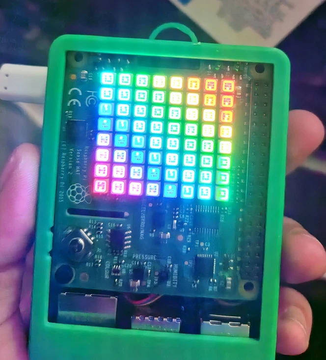 Vestability LED light array translating music into synchronized light